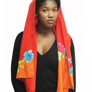 fulard seda natural flors colors