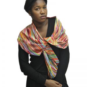 fulard seda natural línies